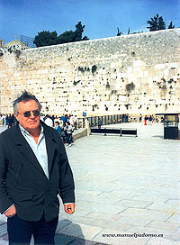 Manuel Padorno en Jerusal&eacute;n, 1987